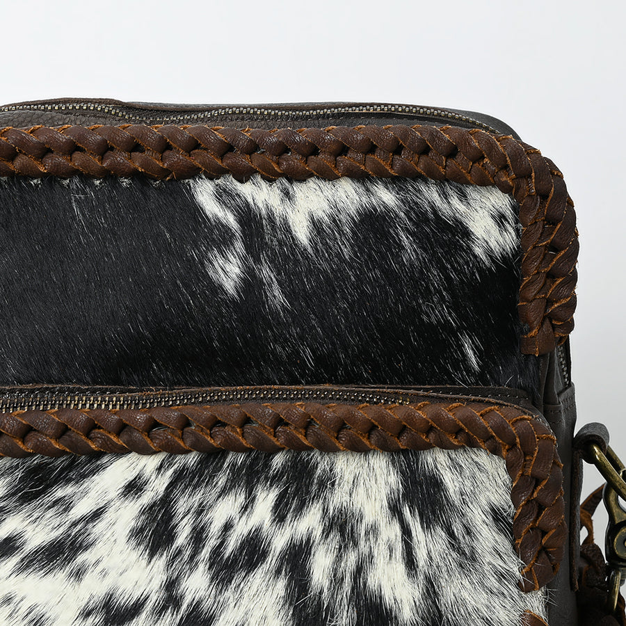 American Darling Crossbody Hair On Genuine Leather Women Bag Western Handbag Purse