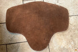 HILASON Western Leather Bareback Rig Pad Saddle Pad Brown