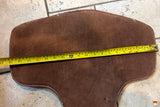 HILASON Western Leather Bareback Rig Pad Saddle Pad Brown
