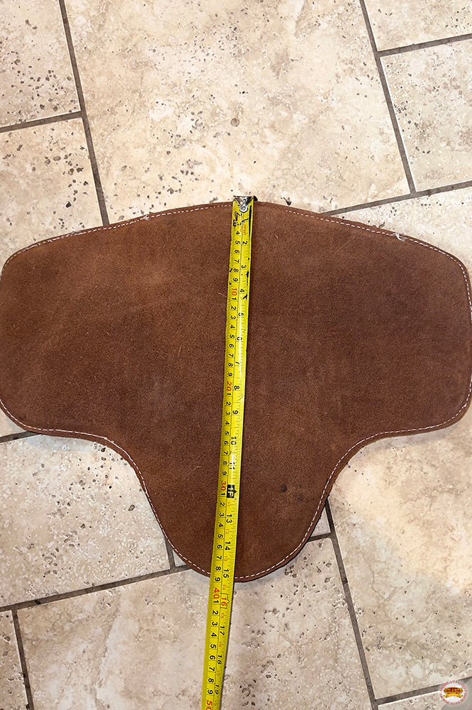 HILASON Western Leather Bareback Rig Pad Saddle Brown | Pads for Horses