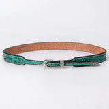 American Darling Hand tooled Hatband Genuine American Leather Western Adjustable Unisex