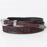 American Darling Hand tooled Hatband Genuine American Leather Western Adjustable Unisex