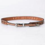 American Darling Hand tooled Hatband Genuine American Leather Western Adjustable Unisex