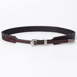 American Darling Hand tooled Hatband Genuine American Leather Western Adjustable Unisex