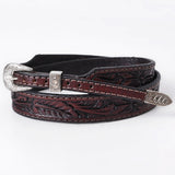 American Darling Hand tooled Hatband Genuine American Leather Western Adjustable Unisex