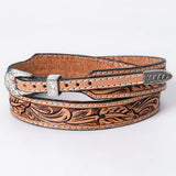 American Darling Hand tooled Hatband Genuine American Leather Western Adjustable Unisex