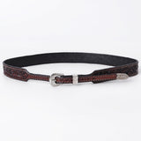 American Darling Hand tooled Hatband Genuine American Leather Western Adjustable Unisex