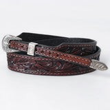 American Darling Hand tooled Hatband Genuine American Leather Western Adjustable Unisex