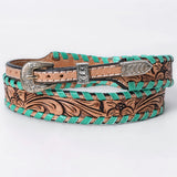 American Darling Hand tooled Hatband Genuine American Leather Western Adjustable Unisex