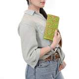 American Darling Clutch Beautifully Hand Tooled Genuine Leather women bag western handbag purse