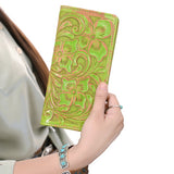 American Darling Clutch Beautifully Hand Tooled  Genuine Leather women bag western handbag purse