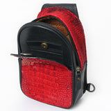 American Darling Crocodile embossed Genuine Leather women bag western handbag purse