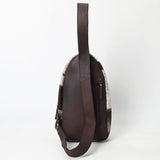 American Darling Sling Beautifully Hand Tooled Hair-On Genuine Leather women bag western handbag purse