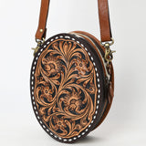 American Darling Canteen Beautifully Hand Tooled Genuine Leather women bag western handbag purse