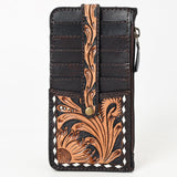 American Darling Card Holder Hand Tooled Genuine Leather Women Bag Western Handbag Purse| | Business