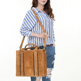 American Darling Tote Genuine Suede Leather women bag western handbag purse | Travel Bags