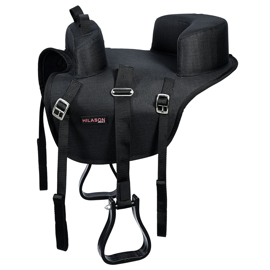 Hilason Buddy Child Seat For Horse Saddle Riding Black - Hilason