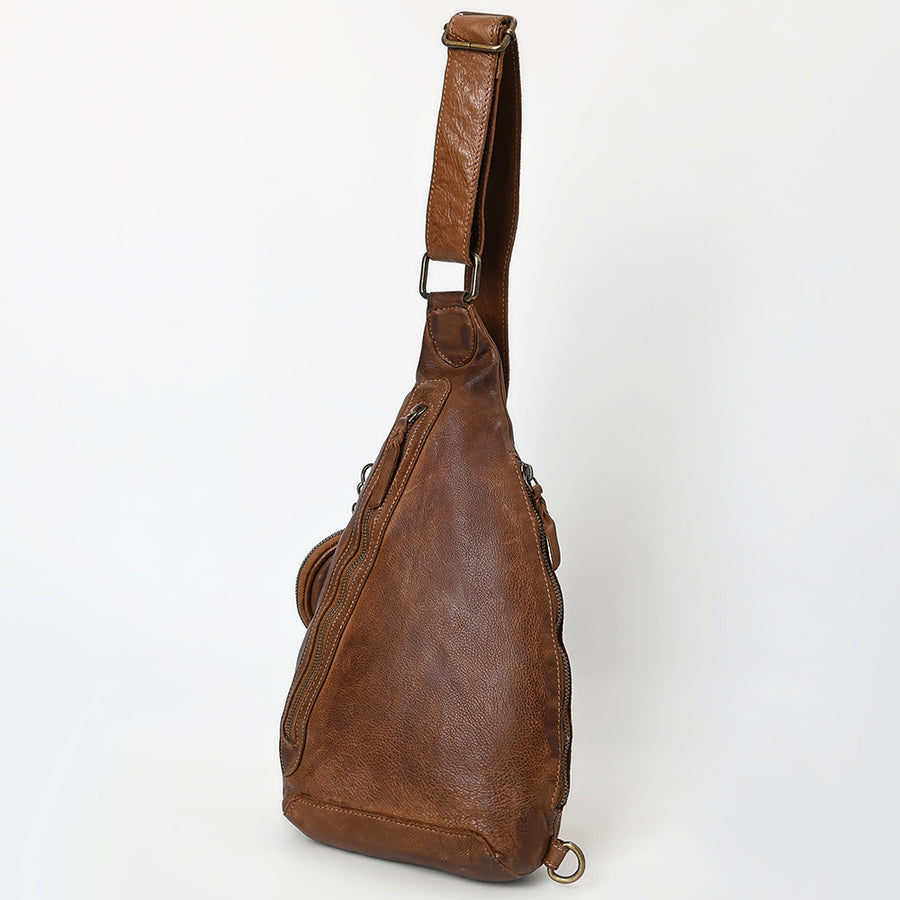 Never Mind NMBGM179 Sling Genuine Leather Women Bag W. Handbag Purse – by Hilason – Cowboy and equestrian accessories