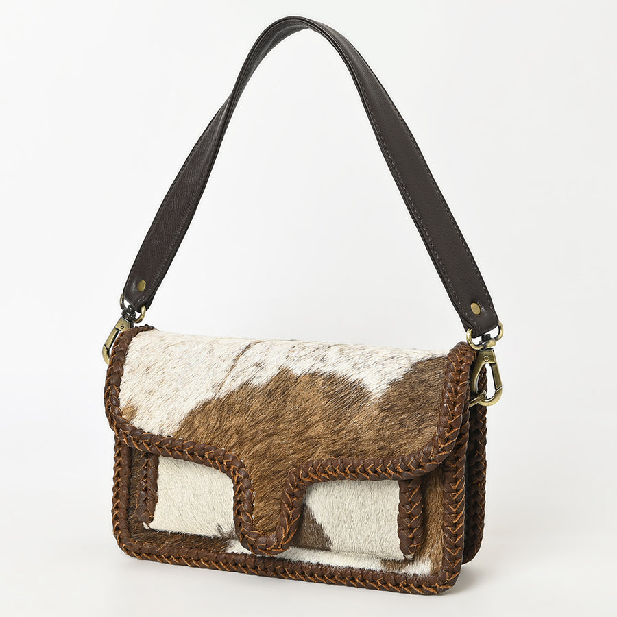 American Darling Shoulder Bag Hair On Genuine Leather Western Women Bag Handbag Purse | for Cute - Uhorse