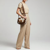 American Darling Small Crossbody Hair On Genuine Leather Western Women Bag Handbag Purse | for Cute