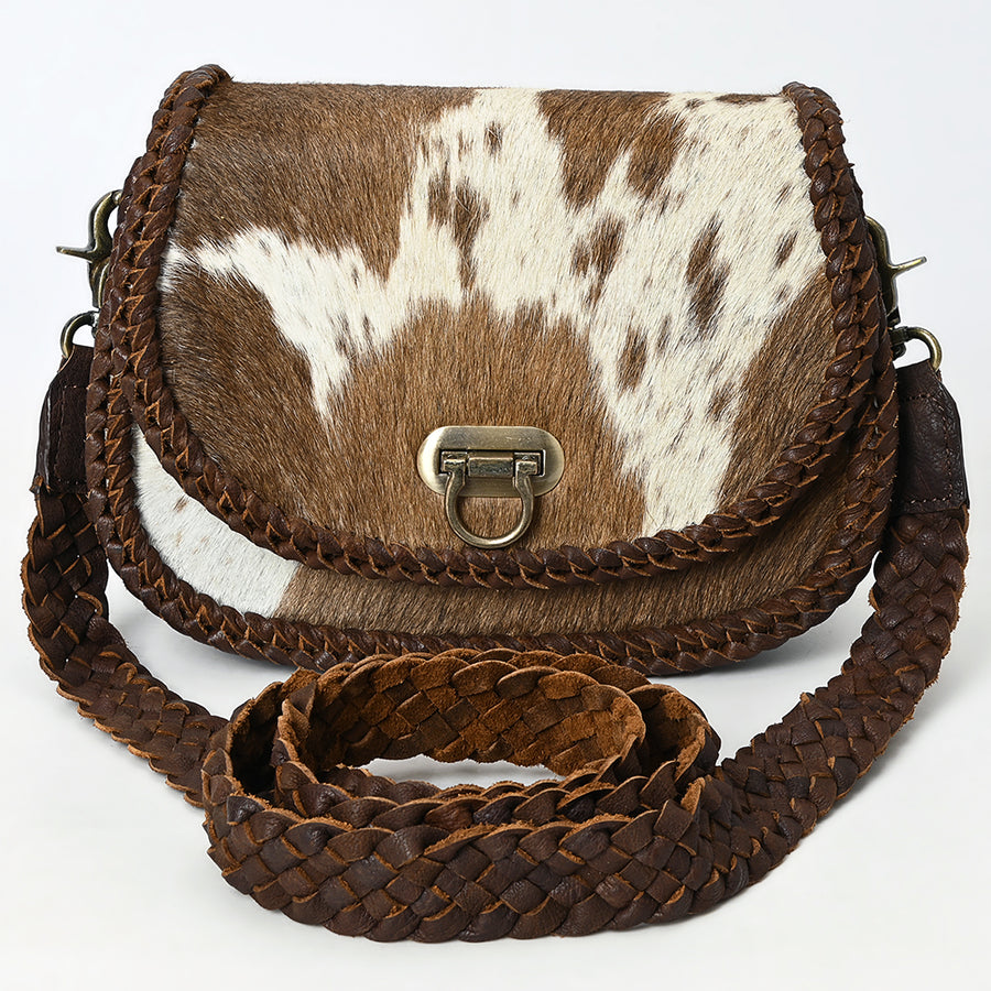 American Darling Small Crossbody Hair On Genuine Leather Western Women Bag Handbag Purse | for Cute