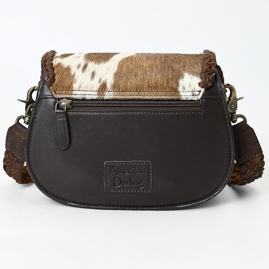 American Darling Small Crossbody Hair On Genuine Leather Western Women Bag Handbag Purse | for Cute