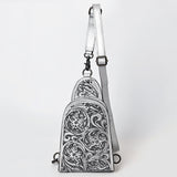 American Darling Sling Hand Tooled Leather Women Bag Western Handbag Purse