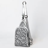 American Darling Sling Hand Tooled Leather Women Bag Western Handbag Purse