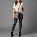 American Darling Sling Hand Tooled Leather Women Bag Western Handbag Purse| Handbags |Leather | Summer