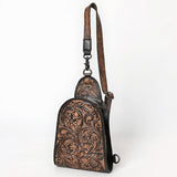 American Darling Sling Hand Tooled Leather Women Bag Western Handbag Purse