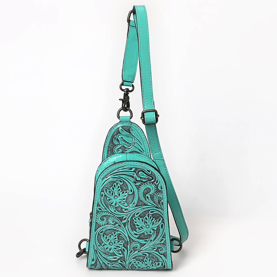 American Darling Sling Hand Tooled Leather Women Bag Western Handbag Purse| Handbags |Leather | Summer