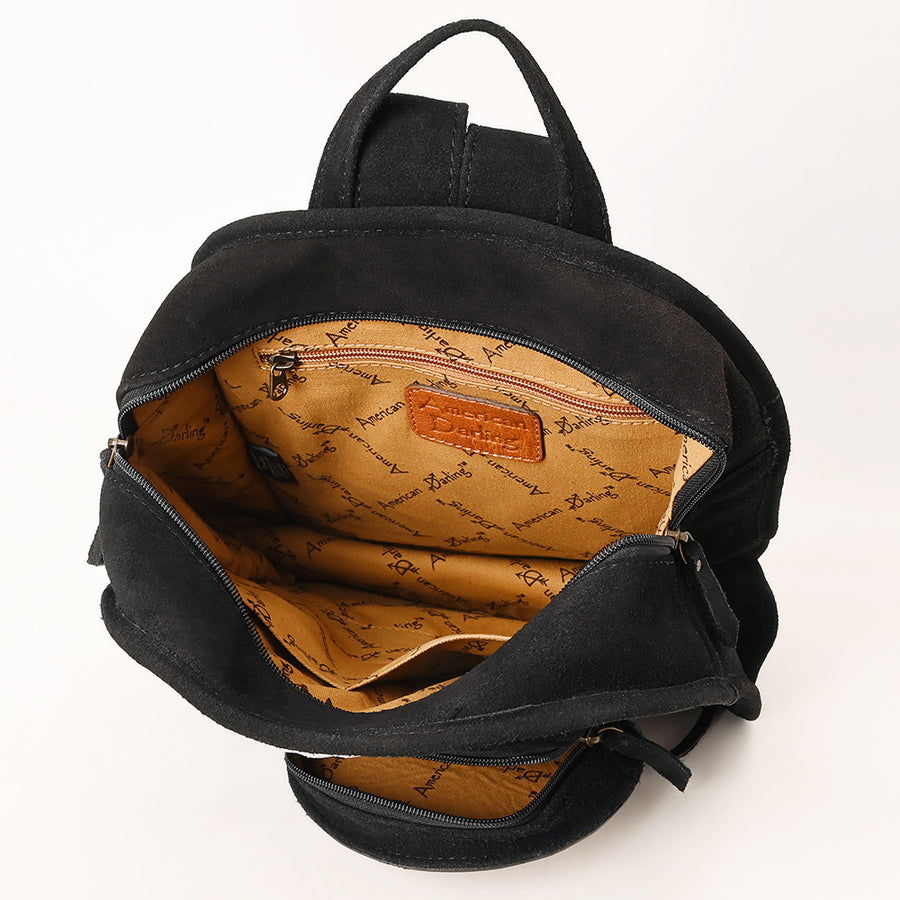 American Darling Backpack Hand Tooled Genuine Western Suede Leather women bag | Handbag Purse for Cute