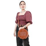 American Darling Canteen Genuine Leather Women Bag Western Handbag Purse