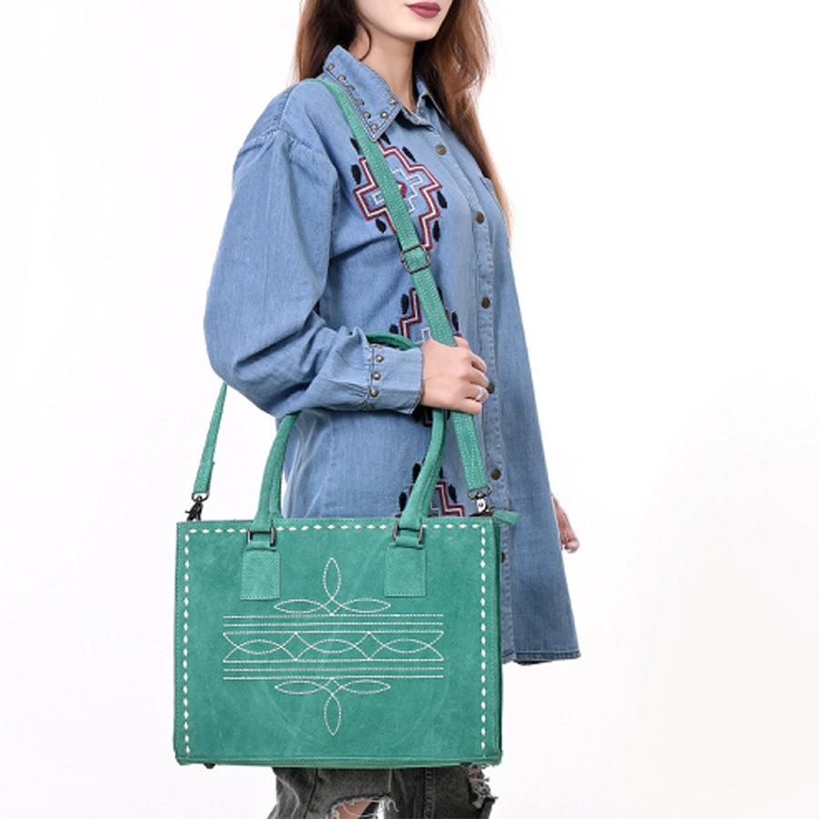 American Darling Tote Genuine Suede Leather Women Bag Western Handbag Purse | Travel Bags College Casual