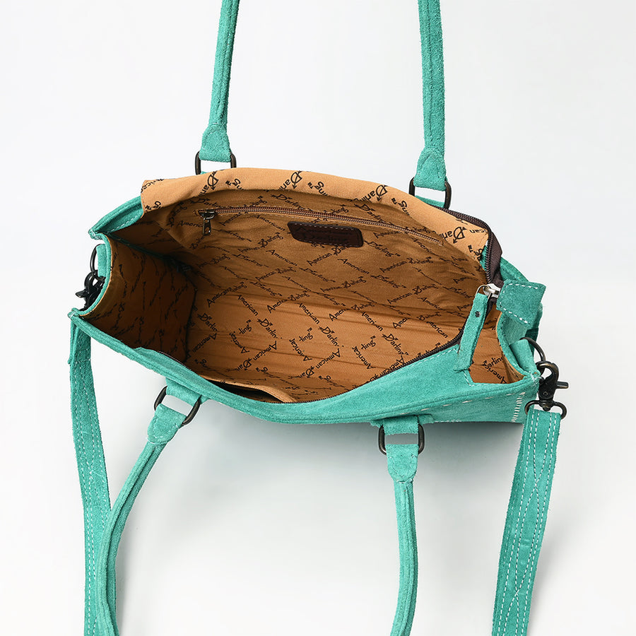 American Darling Tote Genuine Suede Leather Women Bag Western Handbag Purse | Travel Bags College Casual