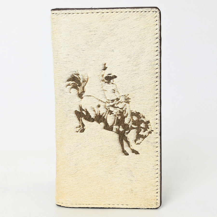American Darling Wallet Western Genuine Leather Handcrafted Tall Checkbook Pocket Wallet with Multi Card Slots