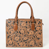 American Darling Tote Beautifully Hand Tooled Genuine Leather Women Bag Western Handbag Purse | Travel Bags College Casual