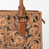 American Darling Tote Beautifully Hand Tooled Genuine Leather Women Bag Western Handbag Purse | Travel Bags College Casual