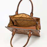 ADBGM463 Tote Beautifully Hand Tooled Genuine Leather women bag western handbag purse