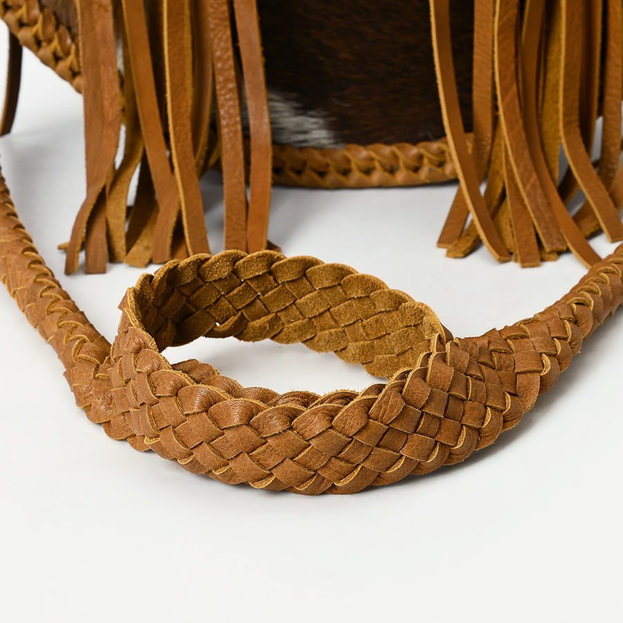 American Darling Canteen Hair-On Genuine Leather Women Bag Western Handbag Purse