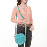 American Darling Canteen Genuine Suede Leather Women Bag Western Handbag Purse |