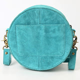 American Darling Canteen Genuine Suede Leather women bag western handbag purse