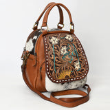 American Darling Backpack Hand Tooled Hair On Genuine Leather Women Bag Western Handbag Purse |