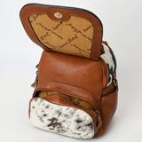 American Darling Backpack Hand Tooled Hair On Genuine Leather Women Bag Western Handbag Purse |