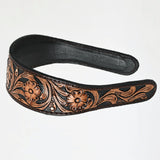 American Darling ADABA101 Elegant Leather Floral Hair Band