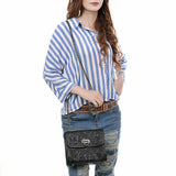 American Darling Adbg1560 Small Crossbody Hand Tooled Genuine Leather Women Bag Western Handbag Purse