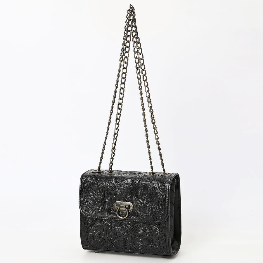 American Darling Hand-Tooled Genuine Leather Western Small Cross Body Bag - Uhorse
