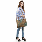 American Darling Adbg1561B Tote Crocodile Embossed Genuine Leather Women Bag Western Handbag Purse