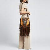 American Darling  Messenger Genuine Leather Women Bag Western Handbag Purse | for Cute