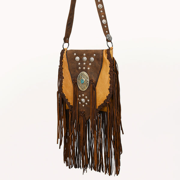 American Darling Messenger Genuine Leather Women Bag W. Handbag Purse by Hilason – Cowboy and equestrian accessories